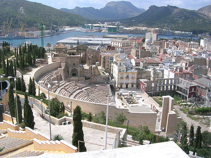 Den romerska teatern i Cartagena